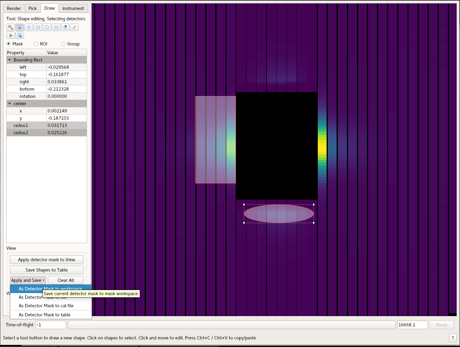 applying mask to workspace