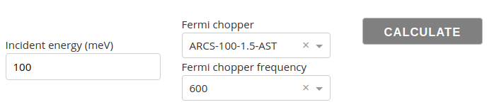 Instrument configuration